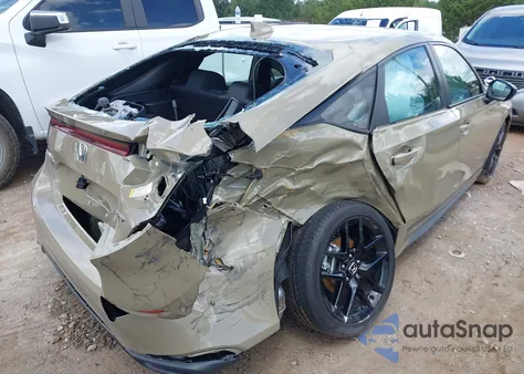 2025 Honda Civic Hybrid Sport z USA, uszkodzony, nr VIN 19XFL4H89SE015769